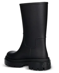 Reboot Stiefel mit Slogan-Print - Schwarz