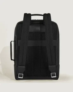 Rechteckiger Montblanc Companion Rucksack - Schwarz - Leder - MB221550 - Rucksäcke