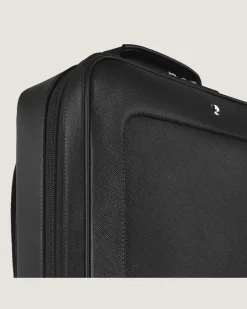 Rechteckiger Montblanc Companion Rucksack - Schwarz - Leder - MB221550 - Rucksäcke