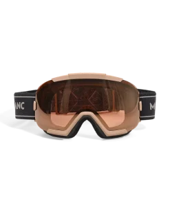 Rechteckige Skibrille mit beiger eingespritzter Fassung - MB137203 - Sonnenbrillen
