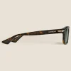 Rechteckige Sonnenbrille mit havannabrauner Kunststofffassung - MB136921 - Sonnenbrillen
