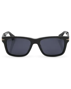 Rechteckige Sonnenbrille mit schwarzem Acetatrahmen - - Kunststoff - MB131230 - Sonnenbrillen