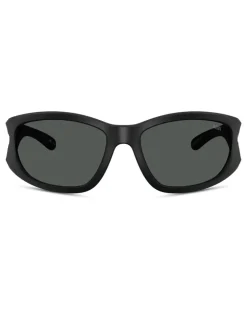 Rechteckige Sonnenbrillen - Sonnenbrille - Unisex - Schwarz