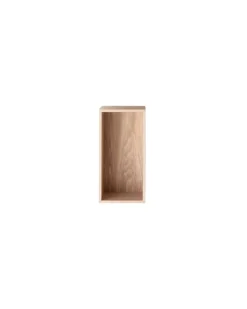 Regal Mini Stacked 2.0 - Holz natur - MDF Eichenfurnier - Designer Julien De Smedt