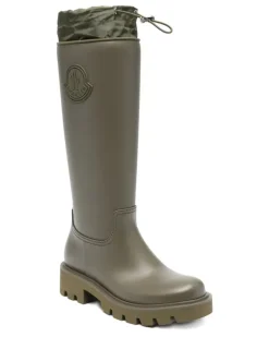 Regenstiefel mit Lasche - Grün