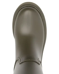 Regenstiefel mit Lasche - Grün