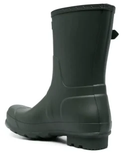 Regenstiefel mit Logo-Detail - Grün