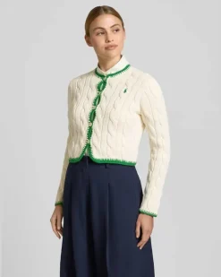 Regular Fit Sweatjacke aus Baumwoll-Mix Offwhite