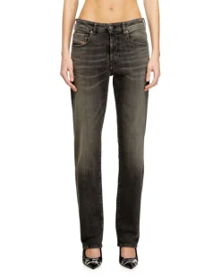 Regular Jeans Low Waist 1989 D-Mine, Grau, Knopfverschluss