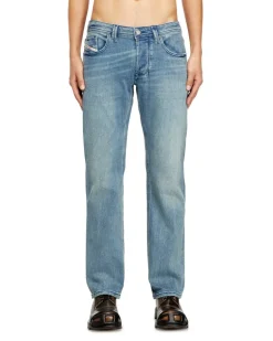 Regular Jeans Low Waist 1985 Larkee, Mittelblau, Knopfverschluss larkee