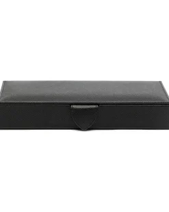 Reise-Etui aus Leder - Schwarz