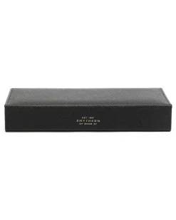 Reise-Etui aus Leder - Schwarz
