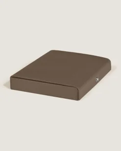Reiseetui für 8 Schreibgeräte aus Grain Leder - Haselnussbraun - Leder - MB137720 - Sammlerboxen