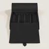 Reiseetui für 4 Schreibgeräte aus Grain Leder - Schwarz - Leder - MB137162 - Sammlerboxen