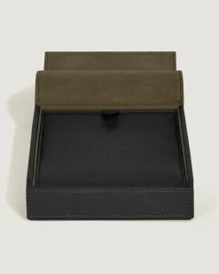 Reiseetui für 4 Schreibgeräte aus Grain Leder - Schwarz - Leder - MB137162 - Sammlerboxen