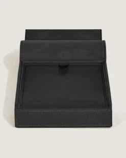 Reiseetui für 4 Schreibgeräte aus Grain Leder - Schwarz - Leder - MB137162 - Sammlerboxen