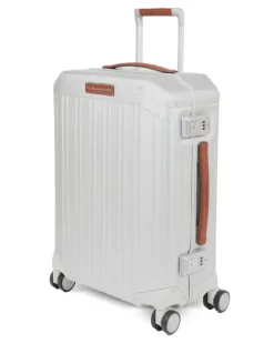 Reisekoffer mit vier Rollen - Silber