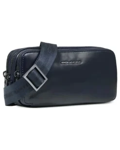 Reisetasche aus Leder - Blau