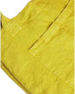 Reisetasche aus Leinen - Gelb