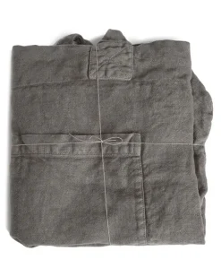 Reisetasche aus Leinen - Grau