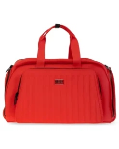 Reisetasche mit geripptem Einsatz - Orange