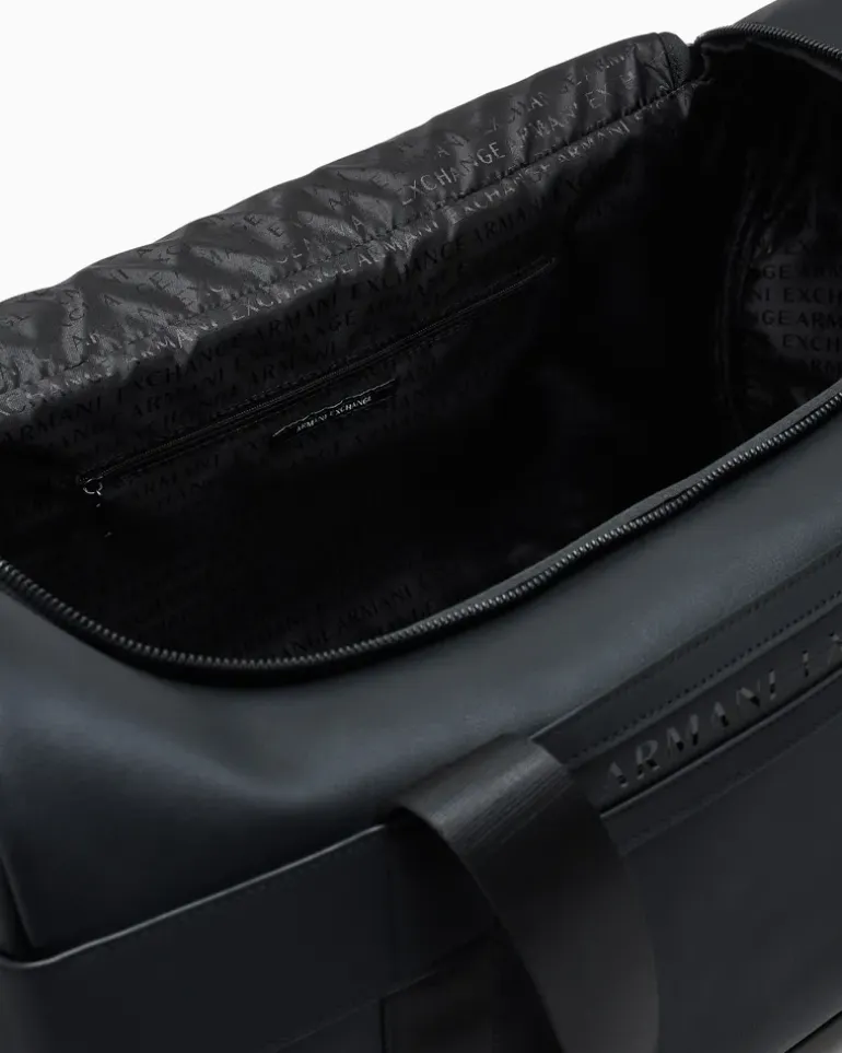 Reisetasche mit Tragegriffen und Schultergurt Schwarz