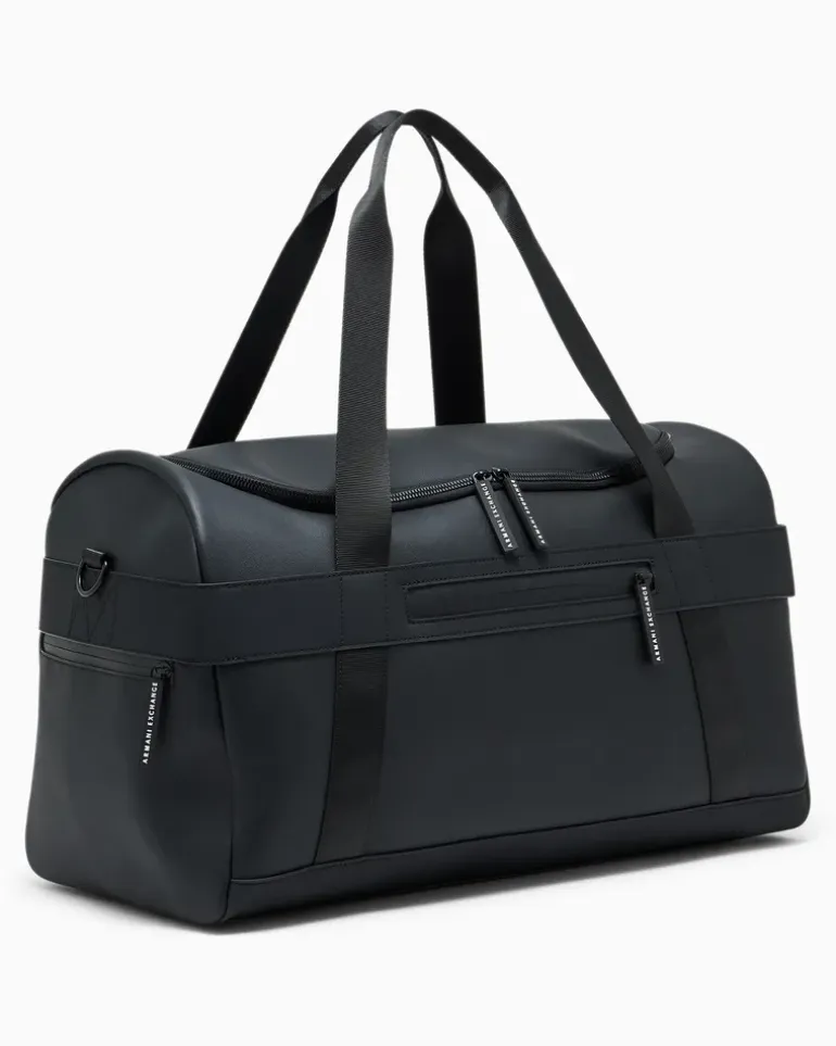 Reisetasche mit Tragegriffen und Schultergurt Schwarz