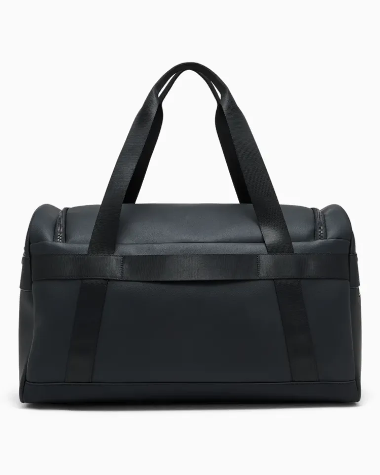 Reisetasche mit Tragegriffen und Schultergurt Schwarz