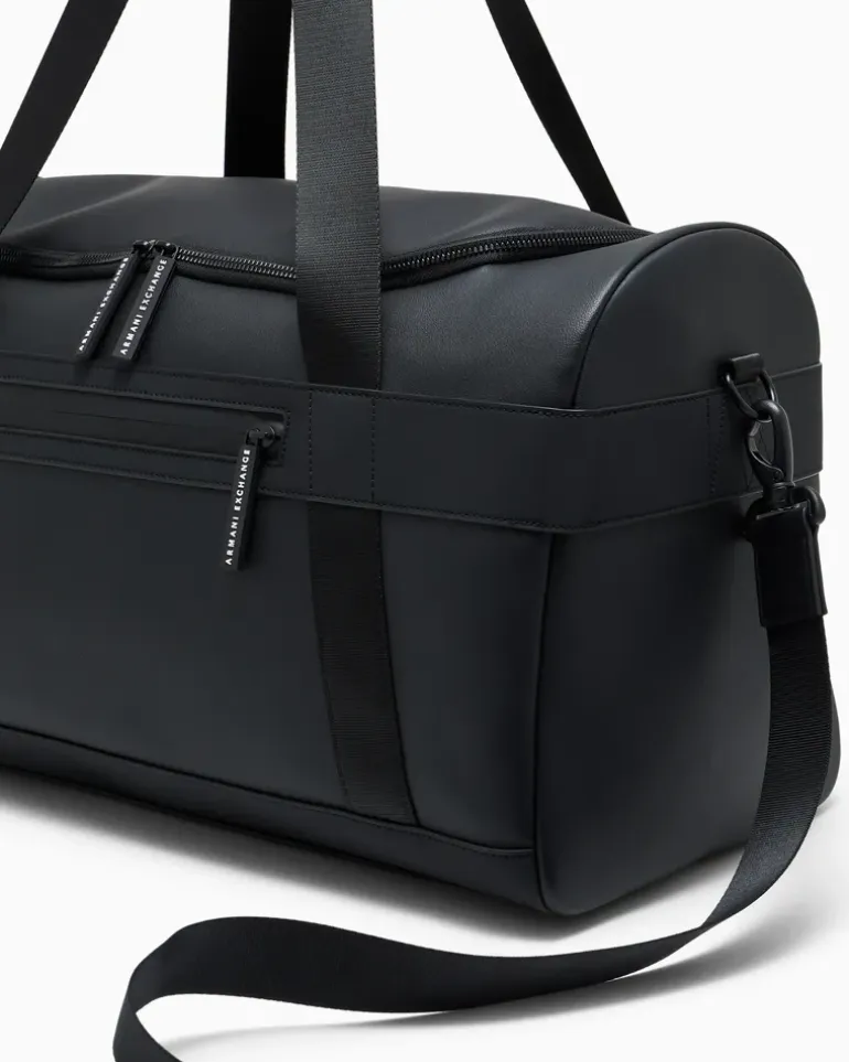 Reisetasche mit Tragegriffen und Schultergurt Schwarz