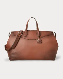 Reisetasche Voyager aus Kalbsleder Brown
