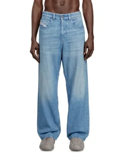 Relaxed Jeans Low Waist 2001 D-Macro, Dunkelblau, Knopfverschluss
