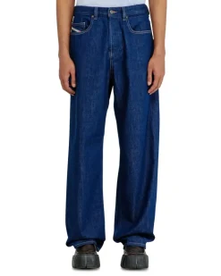 Relaxed Jeans Low Waist 2001 D-Macro, Dunkelblau, Knopfverschluss