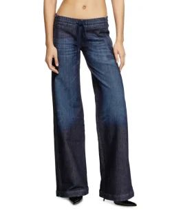 Relaxed Low Waist 2078 D-Ainty Joggjeans, Dunkelblau, Elastischer Bund
