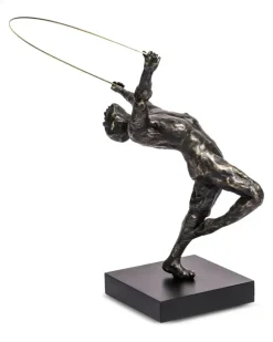 Ribbon Dancer Skulptur - Braun