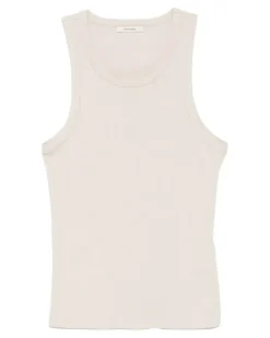 Rib Tank Beige
