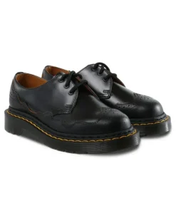 1461 RI Derby-Schuhe mit Budapestermuster - Schwarz