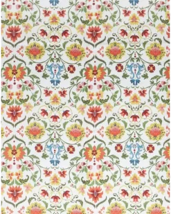 Rinascimento Blumen-Servietten (4er-Set) - Weiß