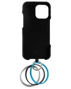 Rings Handyhülle aus Leder - Schwarz