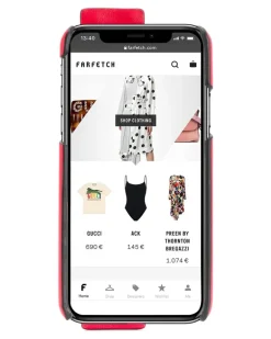 Rockstud' iPhone X-Hülle - Rot rockstud
