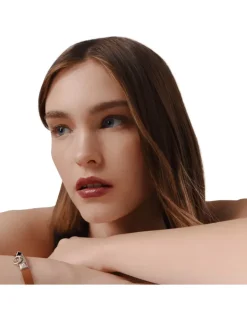 Rouge , Glänzender Lippenstift Silky Brown