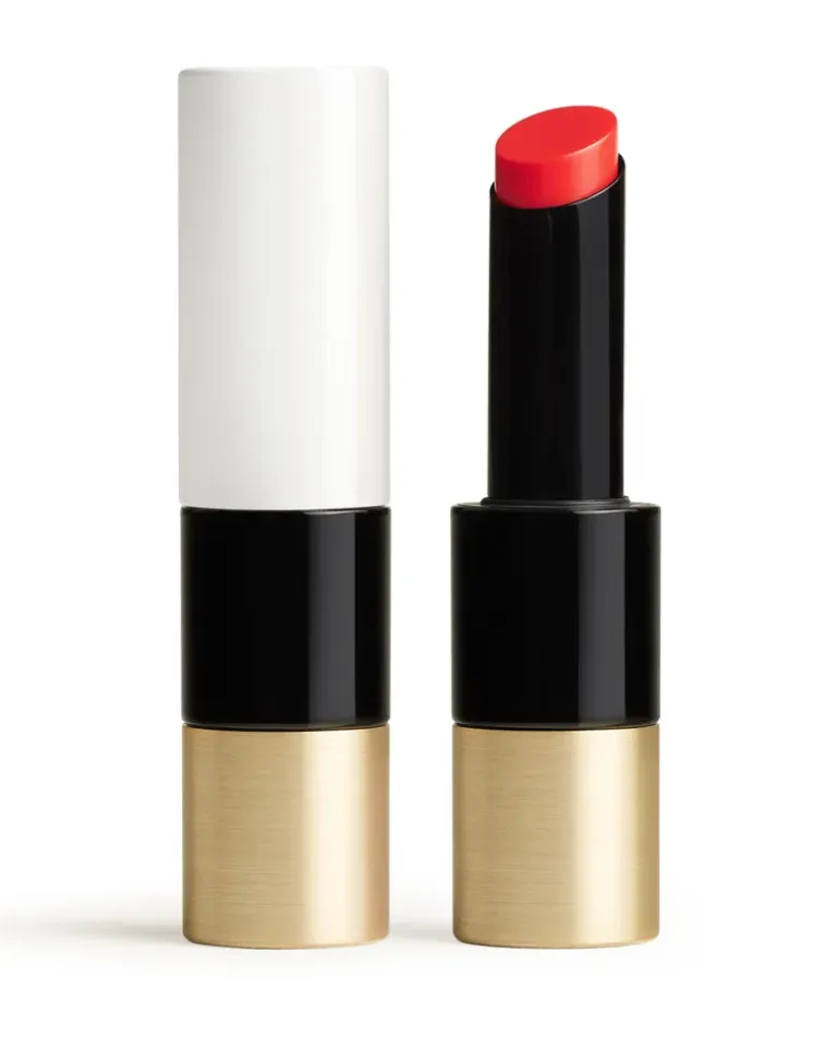 Rouge , Glänzender Lippenstift Silky Orange