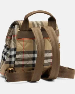 Rucksack Burberry Check Mini Beige