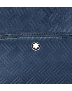 Rucksack Groß mit 3 Fächern aus Extreme Leder - Tintenblau - Leder - MB198045 - Rucksäcke
