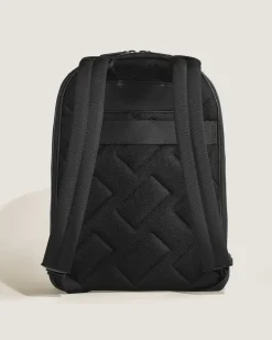 Rucksack Groß mit 3 Fächern aus Extreme Leder - Schwarz - Leder - MB221136 - Rucksäcke