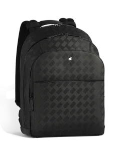 Rucksack Groß mit 3 Fächern aus Extreme Leder - Schwarz - Leder - MB221136 - Rucksäcke