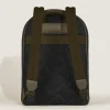 Rucksack Groß mit 3 Fächern aus Extreme Leder - Khaki - Leder - MB221592 - Rucksäcke