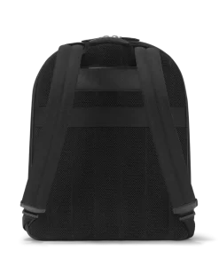 Rucksack Groß mit 3 Fächern aus Sartorial Leder - Schwarz - Leder - MB130274 - Rucksäcke