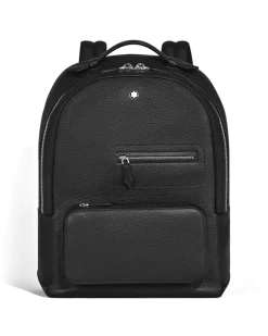 Rucksack Montblanc Companion - Schwarz - Leder - MB199459 - Rucksäcke