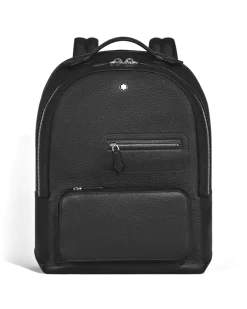 Rucksack Montblanc Companion - Schwarz - Leder - MB199459 - Rucksäcke