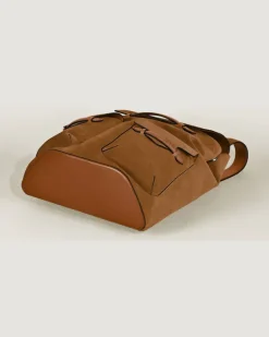Rucksack Montblanc Envelope - Karamell - Leder - MB221670 - Rucksäcke